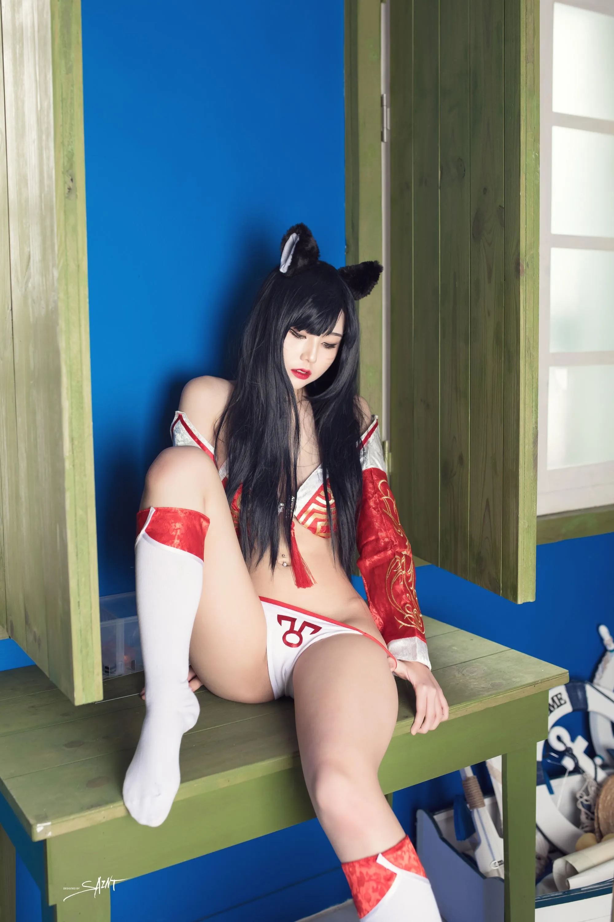 NO.100 [SaintPhotoLife] Yuna – Ahri LoL [53P]插图1